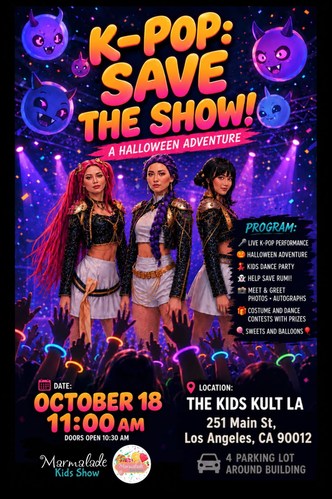 K-POP: Save the Show ticket artwork